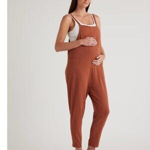 Quince Organic Cotton Maternity Overalls